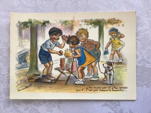 Ancienne carte postale - carte,
