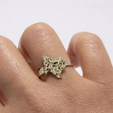 10K or Jaune Coupe Diamant