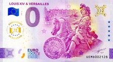 85 LES ACHARDS Louis XIV & Versailles, 2025, Anniversaire, Billet Euro Souvenir