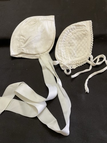 Bonnet ancien poupon, bébé X