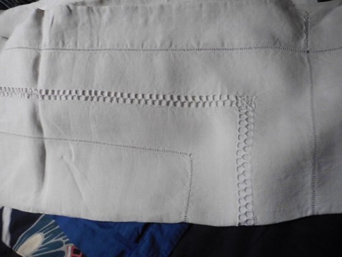 Ancien draps avec retours - draps, pur