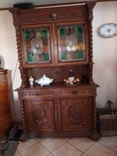 ancien vaisselier vitré