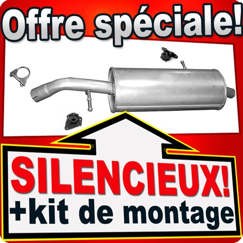 Silencieux arriere pour - silencieux,