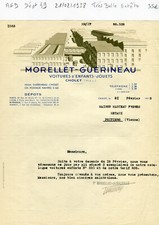 Dépt 49 - Cholet - Très Belle Entête Voitures d'Enfants & Jouets du 21/02/1938