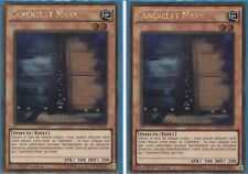 Yu-Gi-Oh! 2x Cancrelat Maxx PGL3-FR042 1ère E Premium Gold COMME NEUF Format HAT