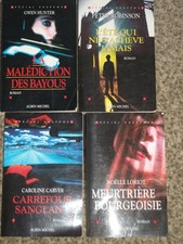 lot  N° 3 de 4 livres collection spécial suspense - livraison gratuite