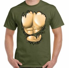 Gym T-Shirt Déchiré Muscle Haut Entraînement Poids Musculation Mma