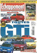 ECHAPPEMENT N°361 TOUTES LES GTI / BMW 323 TI COMPACT / XSARA 1.8 16V / 306 "97"