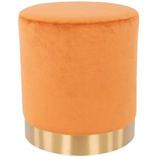 Pouf repose pieds velours - pouf,