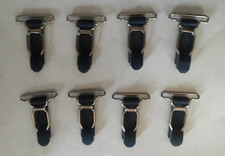 Lot 8 veritables pinces attaches Porte Jarretelle SUPRA vintage burlesque GM