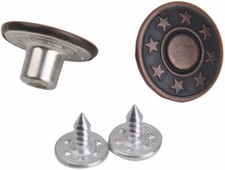 Boutons pression pour jeans