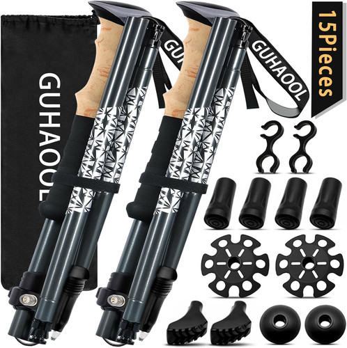Bâtons randonnée 2 pcs - de,
