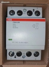 Abb Contacteur modulaire silencieux 40A ESB40-20n 2 pôles 2NO AC-1/AC-7a 415 VAC