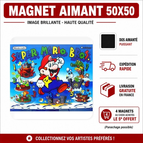 Magnet mario bros gottlieb - mario,
