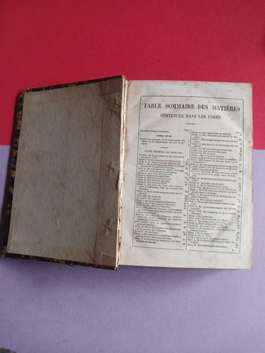 Code français années 1840 - code, mq