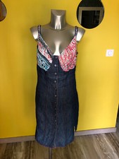 jolie robe en jeans coton lin LEGATTE JEANS taille IV (L) excellent état