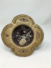 Reliquaire XIX EME Tissus & Perles Antique Reliquary Sacred Art sacré Pearls n21