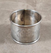 RARE Rond de Serviette Argent