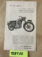 Gima AMC 4 temps moto prospectus ancien catalogue collection 125 175 250