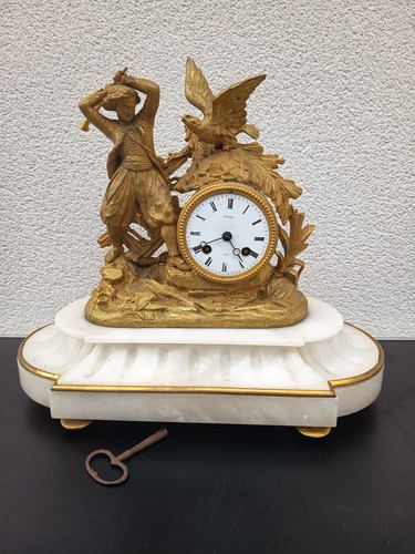 Pendule 19ème bronze - tb,