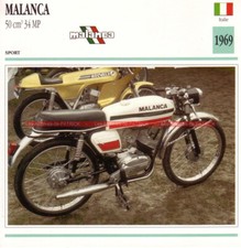 MALANCA 50 34 MP 1969 : Fiche Moto #001630