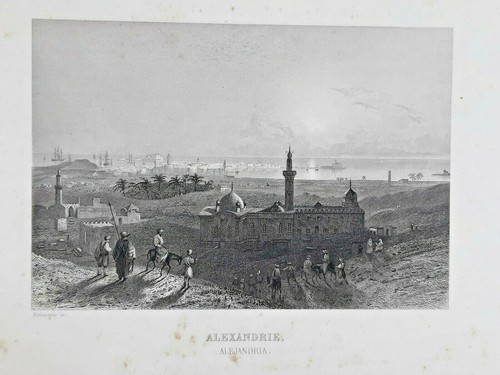 Alexandrie egypte gravure - egypte,