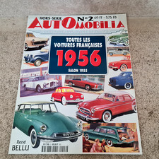 HORS SERIE AUTOMOBILIA N°2 - SALON 1955 - TOUTES LES VOITURES FRANCAISES 1956