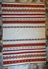 Handira Couverture Laine Zemmour Maroc Début 20e 