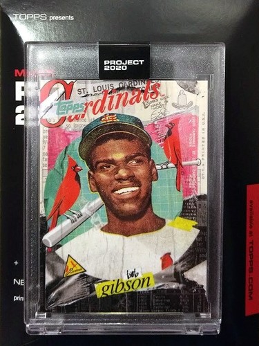 Topps project 2020 bob gibson - project,
