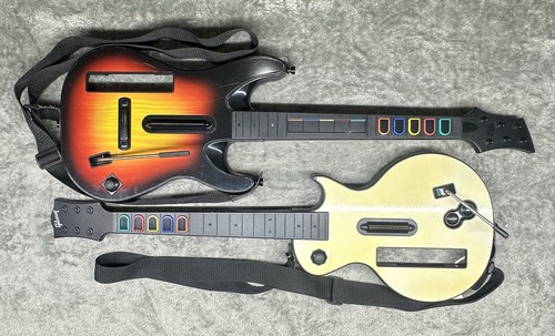 Lot nintendo wii guitar - guitar, hero