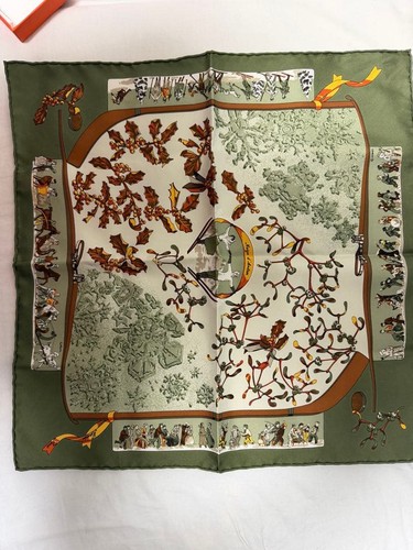 Hermes carré90 neige antan - hermes, d'antan