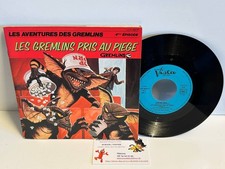 45T Livre-Disque Les Aventures des Gremlins Pris au Piège Ades 4 eme Episode VF