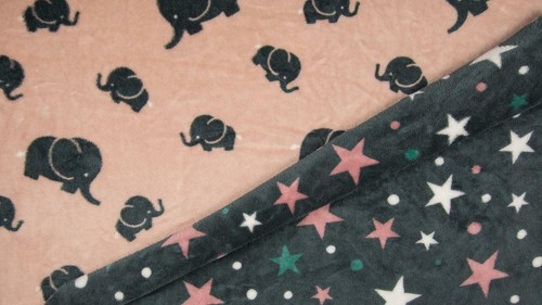 Tissu polaire douce coral - tissu,