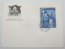 TIMBRE TAAF N° PA 18 SUR CARTE " ARCHIPEL-DES-KERGUELEN - 11-11-1969 "