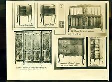 PHOTOGRAPHIE ORIGINALE MEUBLES BMC LISEUSES ARMOIRE COMMODE CHIFFONNIER HELENA 