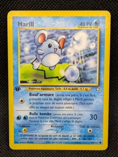 Carte pokemon marill - marill, 1