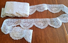 DENTELLE -  300 cm de dentelle de CALAIS début XXe - largeur 7 cm