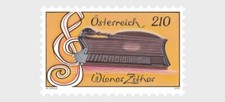 austria 2019 autriche Musical Instruments - Viennese Zither art music 1v mnh