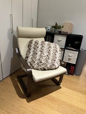 Ikea poang armchair walnut - -,