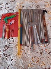 lot d'aiguilles ,crochet et