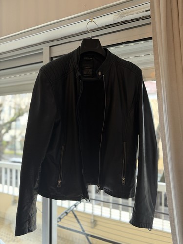 Blouson cuir homme slim - blouson,