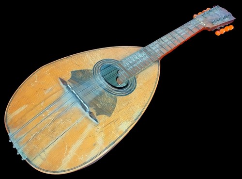 Mandoline bois avec - mandoline., bois.