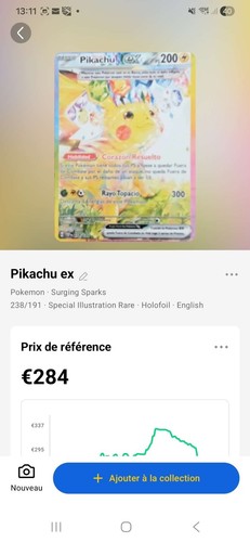 Carte pokemon pikachu - pokemon,