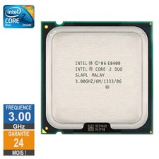 Processeur Intel Core 2 Duo E8400 3GHz SLAPL LGA775 6Mo
