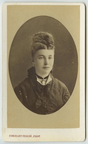 Cdv circa 1880 peigné - peigné, à