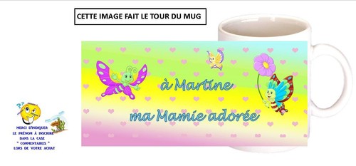 Mug tasse ceramique mamie - mug,