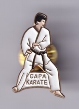 RARE PINS PIN'S .. SPORT JUDO DOJO CLUB TEAM KARATE CAPA PONT AUDEMER 27 ~FL