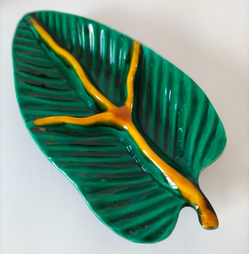Vide poche feuille tropicale - vide-poche,