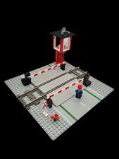 Lego® train 9V RC chemin de fer Voie ferrée 4539 passage à niveau avec accessoir