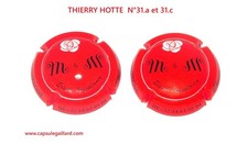 2 Capsules de champagne  - THIERRY HOTTE  N°31.a et 31.c